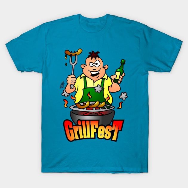 Grillfest T-Shirt by Cardvibes